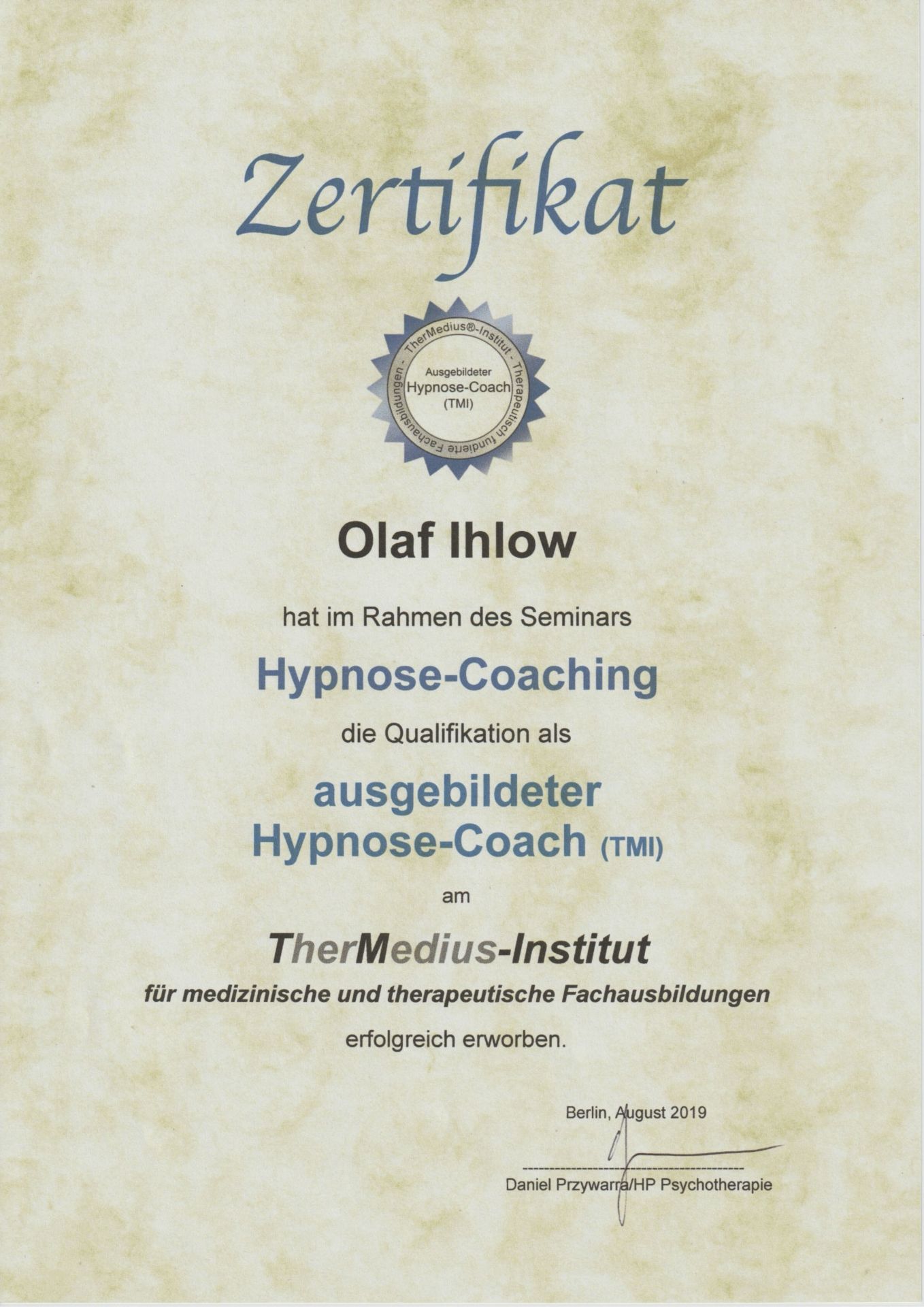 Hypnose Coaching OI