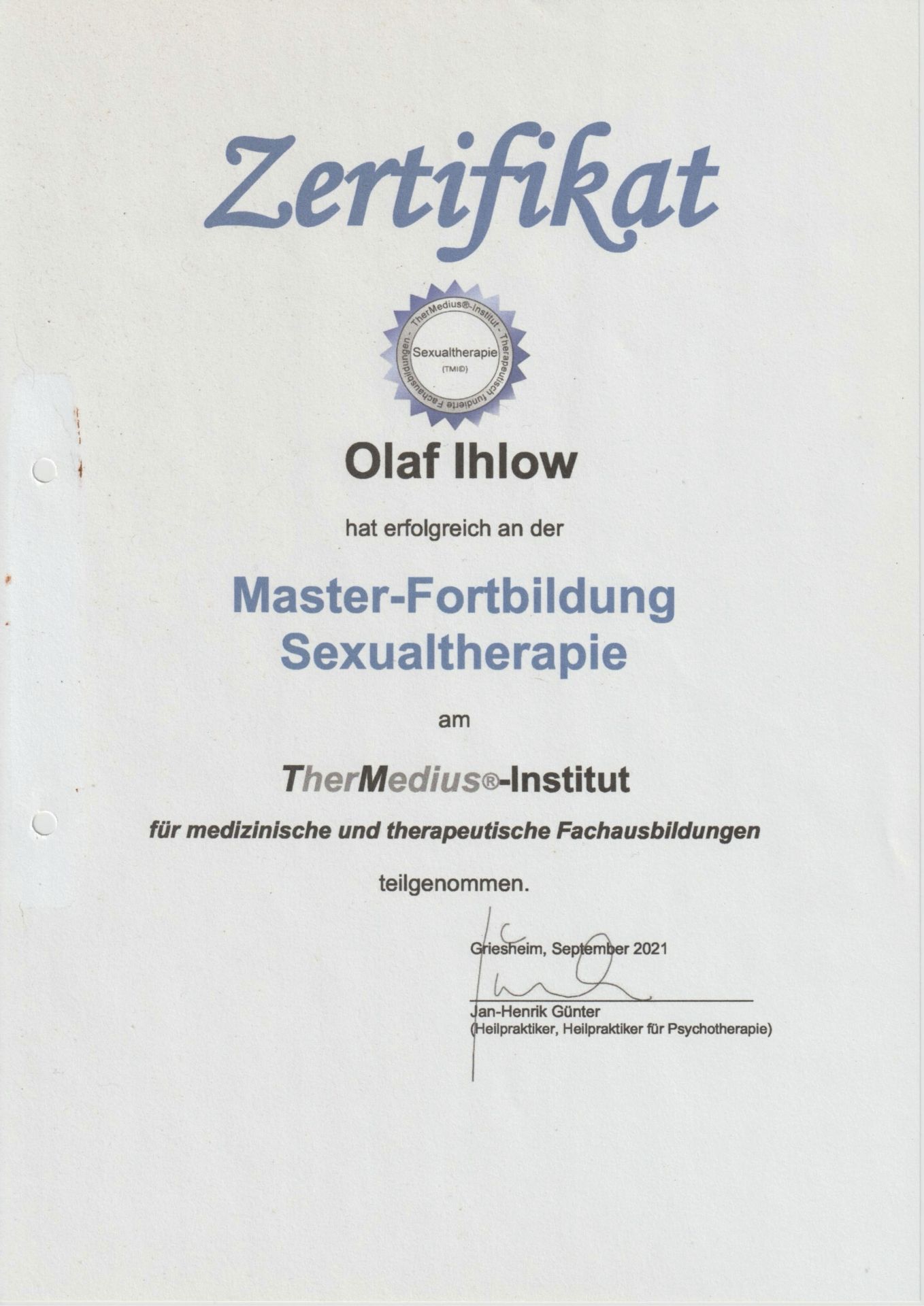 Hypnose Sexualtherapie OI