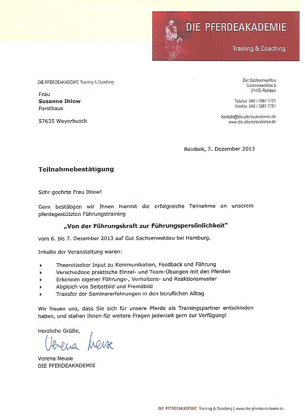 Von Der Führungskraft...